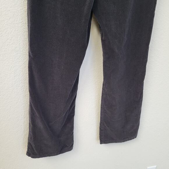 Corduroy Pants Gloria Vanderbilt Womens 16P Petite Stretch Black Fall Winter - Picture 10 of 10
